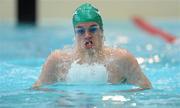 20 November 2010; Dan Sweeney, Sunday's Well Swimming Club, Cork, in action during heats of the Men's 100m Breaststroke. Irish National Short Course Swimming Championships, Leisureland, Salthill, Co. Galway. Photo by Sportsfile