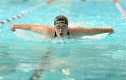 20 November 2010; Gillian Gavaghan, ESB, in action during heats of the Womeen's 100m Butterfly. Irish National Short Course Swimming Championships, Leisureland, Salthill, Co. Galway. Photo by Sportsfile