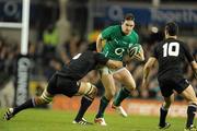 20 November 2010; David Wallace, Ireland, is tackled by Jerome Kaino, New Zealand. Autumn International, Ireland v New Zealand, Aviva Stadium, Lansdowne Road, Dublin. Picture credit: Brendan Moran / SPORTSFILE