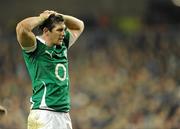 20 November 2010; David Wallace, Ireland. Autumn International, Ireland v New Zealand, Aviva Stadium, Lansdowne Road, Dublin. Picture credit: Brendan Moran / SPORTSFILE