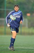 23 November 2010; Argentina's Martín Scelzo in action during squad training ahead of their Autumn International against Ireland on Sunday. Argentina Rugby Squad Training, Wanderers RFC, Merrion Road, Dublin. Picture credit: Barry Cregg / SPORTSFILE