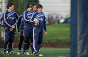 23 November 2010; Argentina's Lucas Borges waits at the head of the line to start a drill during squad training ahead of their Autumn International against Ireland on Sunday. Argentina Rugby Squad Training, Wanderers RFC, Merrion Road, Dublin. Picture credit: Barry Cregg / SPORTSFILE