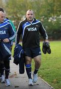 23 November 2010; Argentina's Rodrigo Roncero arrives for squad training ahead of their Autumn International against Ireland on Sunday. Argentina Rugby Squad Training, Wanderers RFC, Merrion Road, Dublin. Picture credit: Barry Cregg / SPORTSFILE