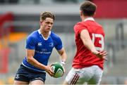 30 August 2016; Eóin Barr of Leinster in action against Seán French of Munster during the U18 Schools Interprovincial Series Round 1 game between Munster and Leinster at Thomond Park in Limerick. Photo by Brendan Moran/Sportsfile