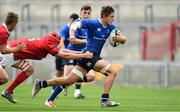 30 August 2016; Scott Penny of Leinster is tackled by Fintan Coleman of Munster during the U18 Schools Interprovincial Series Round 1 game between Munster and Leinster at Thomond Park in Limerick. Photo by Brendan Moran/Sportsfile