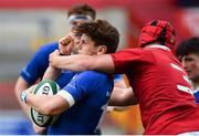 30 August 2016; Sam Dardis of Leinster is tackled by Luke Masters of Munster during the U18 Schools Interprovincial Series Round 1 game between Munster and Leinster at Thomond Park in Limerick. Photo by Brendan Moran/Sportsfile