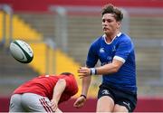 30 August 2016; Sam Dardis of Leinster in action against JD O'Hea of Munster during the U18 Schools Interprovincial Series Round 1 game between Munster and Leinster at Thomond Park in Limerick. Photo by Brendan Moran/Sportsfile