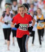 28 November 2010; Niamh Madden, City of Lisburn AC, Co. Antrim, in action during the Girls U14 race at the Woodie's DIY AAI Inter County Cross Country & Juvenile Even Ages. Grensha Grounds, Oakgrove College, Derry. Picture credit: Oliver McVeigh / SPORTSFILE