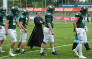 2 September 2016; Fr Augustine Tran, Blessed Trinity staff team member, looks on during their game against St. Peters Prep. Donnybrook Stadium hosted a triple-header of high school American football games today as part of the Aer Lingus College Football Classic. Six top high school teams took part in the American Football Showcase with all proceeds from the game going to Special Olympics Ireland, the official charity partner to the Aer Lingus College Football Classic. High School American Football Showcase match between Blessed Trinity of Atlanta, Georgia and St. Peters Prep of Jersey City, New Jersey at Donnybrook Stadium in Dublin. Photo by Piaras Ó Mídheach/Sportsfile