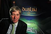 30 November 2010; FAI Chief executive John Delaney during the launch of the UEFA Europa League Final. UEFA Europa League Final Dublin 2011 launch, Convention Centre Dublin, Spencer Dock, North Wall Quay, Dublin. Picture credit: David Maher / SPORTSFILE