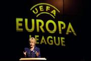 30 November 2010; Mary Hanafin TD, Minister for Tourism, Culture & Sport, during the launch of the UEFA Europa League Final. UEFA Europa League Final Dublin 2011 launch, Convention Centre Dublin, Spencer Dock, North Wall Quay, Dublin. Picture credit: Brian Lawless / SPORTSFILE