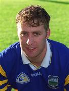 30 August 2001; Eddie Enright during a Tipperary hurling training session prior to the All-Ireland Hurling Final at Semple Stadium in Thurles, Tipperary. Photo by Ray McManus/Sportsfile