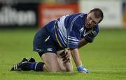 31 August 2001; Eric Miller of Leinster during the Celtic League match between Leinster and Ulster at Donnybrook Stadium in Dublin. Photo by Brendan Moran/Sportsfile