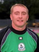 10 August 2001; Eddie Hickey of Galway United prior to the Eircom League Premier Division match between St Patrick's Athletic and Galway United at Richmond Park in Dublin. Photo by Damien Eagers/Sportsfile