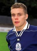 10 August 2001; Alan Murphy of Galway United prior to the Eircom League Premier Division match between St Patrick's Athletic and Galway United at Richmond Park in Dublin. Photo by Damien Eagers/Sportsfile