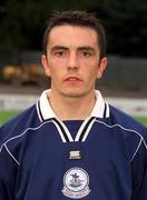 10 August 2001; Nigel Keady of Galway United prior to the Eircom League Premier Division match between St Patrick's Athletic and Galway United at Richmond Park in Dublin. Photo by Damien Eagers/Sportsfile