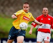 19 August 2001; Brian Shelly of Bohemians during the eircom League Premier Division match between Cork City and Bohemians at Turners Cross in Cork. Photo by David Maher/Sportsfile