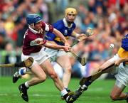 9 September 2001; Kevin Broderick of Galway shoots at goal during the Guinness All-Ireland Senior Hurling Championship Final match between Tipperary and Galway at Croke Park in Dublin. Photo by Brendan Moran/Sportsfile