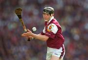 9 September 2001; Eugene Cloonan of Galway during the Guinness All-Ireland Senior Hurling Championship Final match between Tipperary and Galway at Croke Park in Dublin. Photo by Ray McManus/Sportsfile