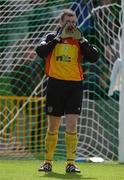 9 September 2001; Bray Wanderers goalkeeper Alan Young during the Eircom League Premier Division match between Bray Wanderers and Shelbourne at the Carlisle Grounds in Bray, Wicklow. Photo by David Maher/Sportsfile