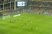 8 October 2010; A general view of the action between the Republic of Ireland and Russia in Aviva Stadium. EURO 2012 Championship Qualifier, Group B, Republic of Ireland v Russia, Aviva Stadium, Lansdowne Road, Dublin. Picture credit: Brendan Moran / SPORTSFILE