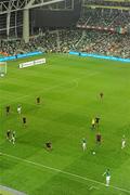 8 October 2010; A general view of the action between the Republic of Ireland and Russia in Aviva Stadium. EURO 2012 Championship Qualifier, Group B, Republic of Ireland v Russia, Aviva Stadium, Lansdowne Road, Dublin. Picture credit: Brendan Moran / SPORTSFILE