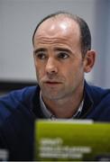 3 November 2017; GPA Ceo Dermot Earley speaks during GPA AGM 2017 at Spencer Hotel in Dublin. Photo by Cody Glenn/Sportsfile