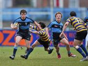 15 December 2010; James Kelly, Newpark Comprehensive, in action against Sean Fox, Skerries C.C.. McMullen Cup Final, Skerries C.C. v Newpark Comprehensive, Donnybrook, Dublin. Picture credit: David Maher / SPORTSFILE