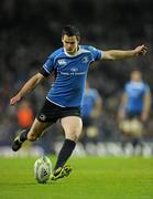 18 December 2010; Jonathan Sexton, Leinster, converts his side's second try. Heineken Cup, Pool 2, Round 4, Leinster v ASM Clermont Auvergne, Aviva Stadium, Lansdowne Road, Dublin. Picture credit: Matt Browne / SPORTSFILE