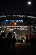 18 December 2010; Supporters arriving at the Aviva Stadium before the game. Heineken Cup, Pool 2, Round 4, Leinster v ASM Clermont Auvergne, Aviva Stadium, Lansdowne Road, Dublin. Picture credit: Brendan Moran / SPORTSFILE