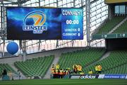 18 December 2010; Stadium stewards prepare before the turnstiles open. Heineken Cup, Pool 2, Round 4, Leinster v ASM Clermont Auvergne, Aviva Stadium, Lansdowne Road, Dublin. Picture credit: Brendan Moran / SPORTSFILE