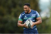 6 September 2016; Bundee Aki of Connacht during squad training at the Sportsground in Galway. Photo by Ramsey Cardy/Sportsfile