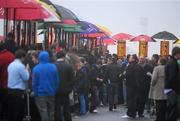 30 December 2010; A general view of the betting ring ahead of The Bord na Mona Clean Air Maiden Hurdle. Leopardstown Christmas Racing Festival 2010, Leopardstown Racecourse, Leopardstown, Dublin. Picture credit: Stephen McCarthy / SPORTSFILE