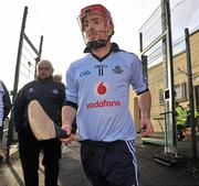 1 January 2011; Ryan O'Dwyer, Dublin, runs out for the start of the game against the Dubs Stars. Annual Hurling Challenge, Dublin v Dubs Stars, St Brigid's GAA Club, Russell Park, Blanchardstown, Dublin. Picture credit: David Maher / SPORTSFILE