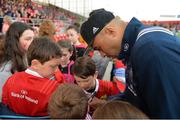 9 September 2016; Simon Zebo of Munster signing autographs for supporters before the Guinness PRO12 Round 2 match between Munster and Cardiff Blues at Irish Independent Park in Cork. Photo by Eóin Noonan/Sportsfile