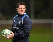 10 January 2011; Leinster's Eoin O'Malley during squad training ahead of their Heineken Cup, Pool 2, Round 5, game against Saracens on Saturday. Leinster Rugby Squad Training, Donnybrook Stadium, Donnybrook, Dublin. Picture credit: Stephen McCarthy / SPORTSFILE