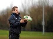 10 January 2011; Leinster's Luke Fitzgerald during squad training ahead of their Heineken Cup, Pool 2, Round 5, game against Saracens on Saturday. Leinster Rugby Squad Training, Donnybrook Stadium, Donnybrook, Dublin. Picture credit: Stephen McCarthy / SPORTSFILE