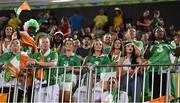 10 September 2016; Ireland supporters look on during the Men's Football 7-a-side Pool A Preliminiaries at Deodoro Stadium during the Rio 2016 Paralympic Games in Rio de Janeiro, Brazil. Diarmuid Greene/Sportsfile