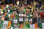 10 September 2016; Ireland supporters after the Men's Football 7-a-side Pool A Preliminiaries at Deodoro Stadium during the Rio 2016 Paralympic Games in Rio de Janeiro, Brazil. Diarmuid Greene/Sportsfile