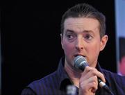 15 January 2011; Christy O'Connor speaking about his recent book &quot;The Club&quot; and his views on the GAA today during the GAA Games Development conference for 2010. Croke Park Dublin. Picture credit: Barry Cregg / SPORTSFILE