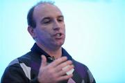 15 January 2011; Former Kilkenny All-Ireland winning hurler DJ Carey speaking at the GAA Games Development conference for 2010. Croke Park Dublin. Picture credit: Barry Cregg / SPORTSFILE