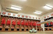 16 January 2011; A general view of the Munster dressing room before the game. Heineken Cup, Pool 3, Round 5, Toulon v Munster, Stade Felix Mayol, Toulon, France. Picture credit: Diarmuid Greene / SPORTSFILE