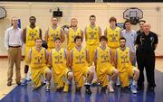 16 January 2010; The UCD Marian team. 2011 Basketball Ireland Men's Superleague Cup Semi-Final, Ulster Elks v UCD Marian, Neptune Stadium, Cork. Picture credit: Brendan Moran / SPORTSFILE