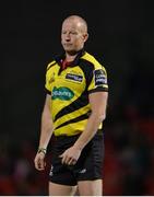 9 August 2016; Referee Ian Davies during the Guinness PRO12 Round 2 match between Munster and Cardiff Blues at Irish Independent Park in Cork. Photo by Piaras Ó Mídheach/Sportsfile