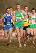 16 January 2011; Patrick Hogan, Ferrybank AC, Ferrybank, Co. Waterford, in action in the Novice Men 6000m race during the AAI Woodies DIY Novice and Juvenile Uneven Ages Cross Country Championships. Tullamore Harriers Stadium, Tullamore, Co. Offaly. Picture credit: Barry Cregg / SPORTSFILE