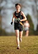 16 January 2011; Andrew Jenkinson, Clonliffe Harriers AC, Santry, Dublin, in action during the Boy's U-19 5000m race during the AAI Woodies DIY Novice and Juvenile Uneven Ages Cross Country Championships. Tullamore Harriers Stadium, Tullamore, Co. Offaly. Picture credit: Barry Cregg / SPORTSFILE
