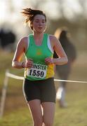 16 January 2011; Elaine Plunkett, Meath, in action during the Girl's U-19 5000m race during the AAI Woodies DIY Novice and Juvenile Uneven Ages Cross Country Championships. Tullamore Harriers Stadium, Tullamore, Co. Offaly. Picture credit: Barry Cregg / SPORTSFILE