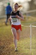 16 January 2011; Breda McDonald, Leinster, in action in the Girl's U-19 5000m race during the AAI Woodies DIY Novice and Juvenile Uneven Ages Cross Country Championships. Tullamore Harriers Stadium, Tullamore, Co. Offaly. Picture credit: Barry Cregg / SPORTSFILE