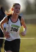 16 January 2011; Anna Reddin, Connaught, in action in the Girl's U-19 5000m race during the AAI Woodies DIY Novice and Juvenile Uneven Ages Cross Country Championships. Tullamore Harriers Stadium, Tullamore, Co. Offaly. Picture credit: Barry Cregg / SPORTSFILE