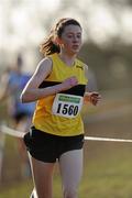 16 January 2011; Mary Ann O'Sullivan, Tinryland AC, Co. Carlow, in action in the Girl's U-19 5000m race during the AAI Woodies DIY Novice and Juvenile Uneven Ages Cross Country Championships. Tullamore Harriers Stadium, Tullamore, Co. Offaly. Picture credit: Barry Cregg / SPORTSFILE